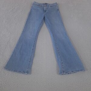 Gap Jeans Womens 10/30 Long Blue 70s Flare Denim High Rise Stretch Bell Bottom